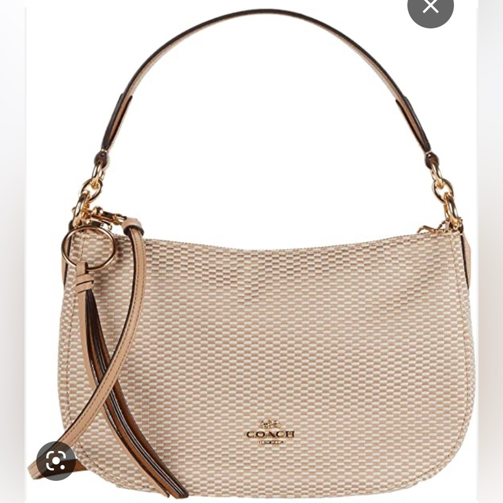 Coach 67367 Legacy Collection Jacquard Sutton Crossbody - Beechwood